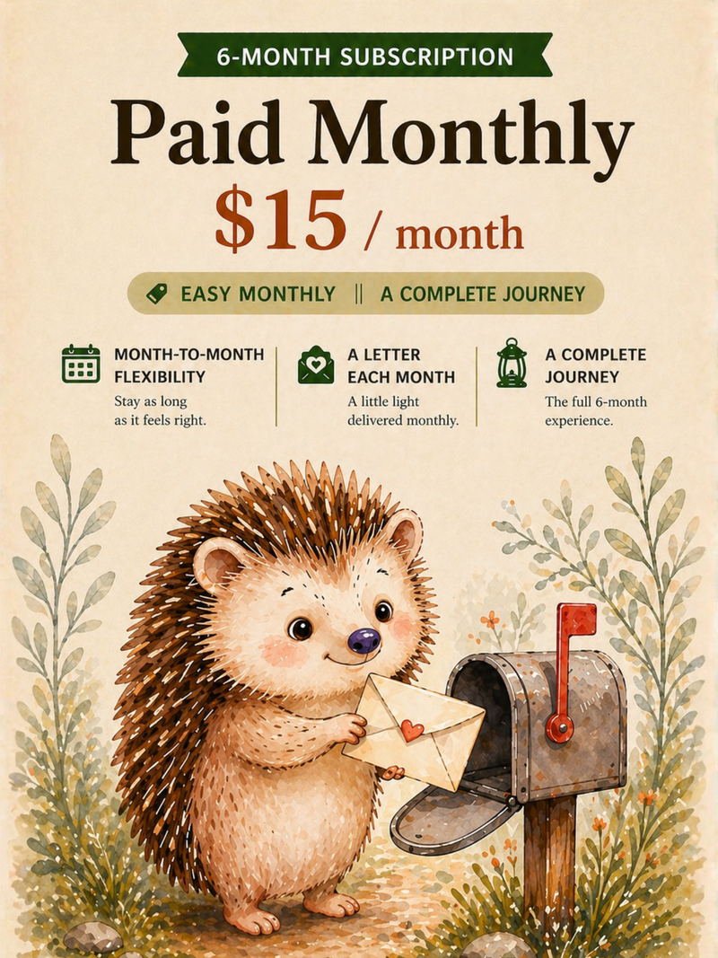 The Little Light Society - 6 Month Subscription (paid monthly)